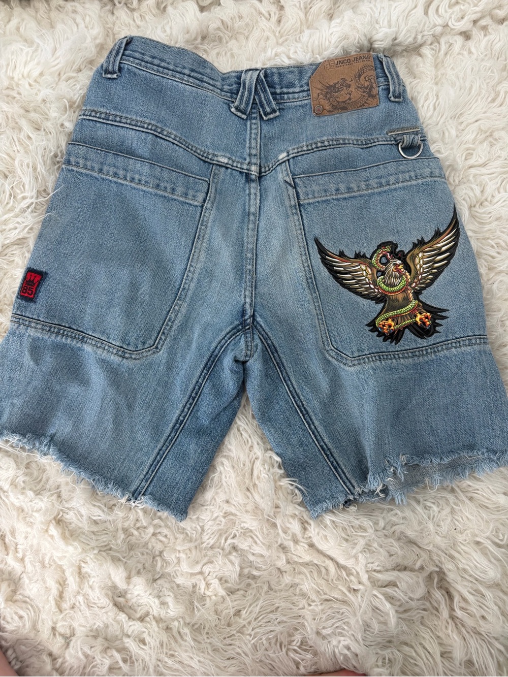 Vintage Y2K JNCO Denim Shorts Women’s Size 16 26” Waist